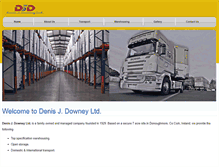 Tablet Screenshot of downeytransport.com